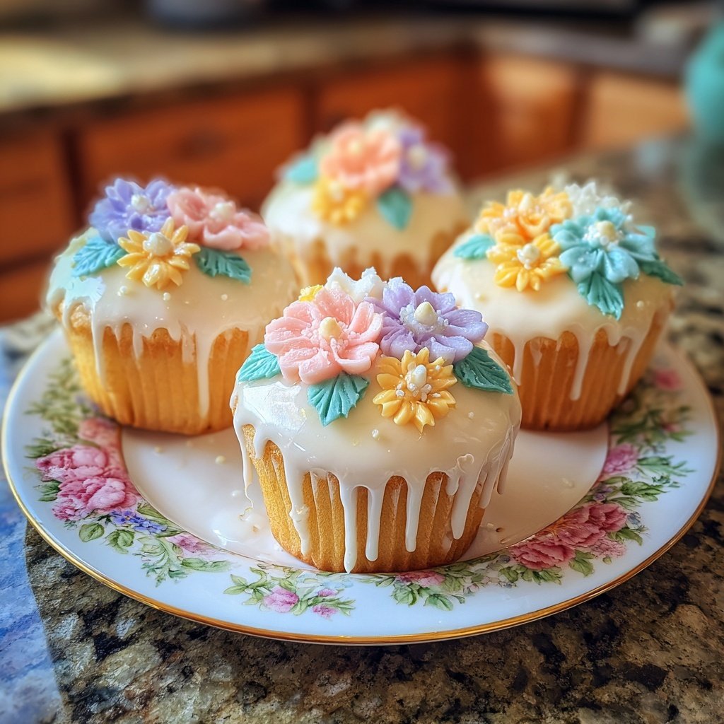 Gourmet Flower Cupcake Series