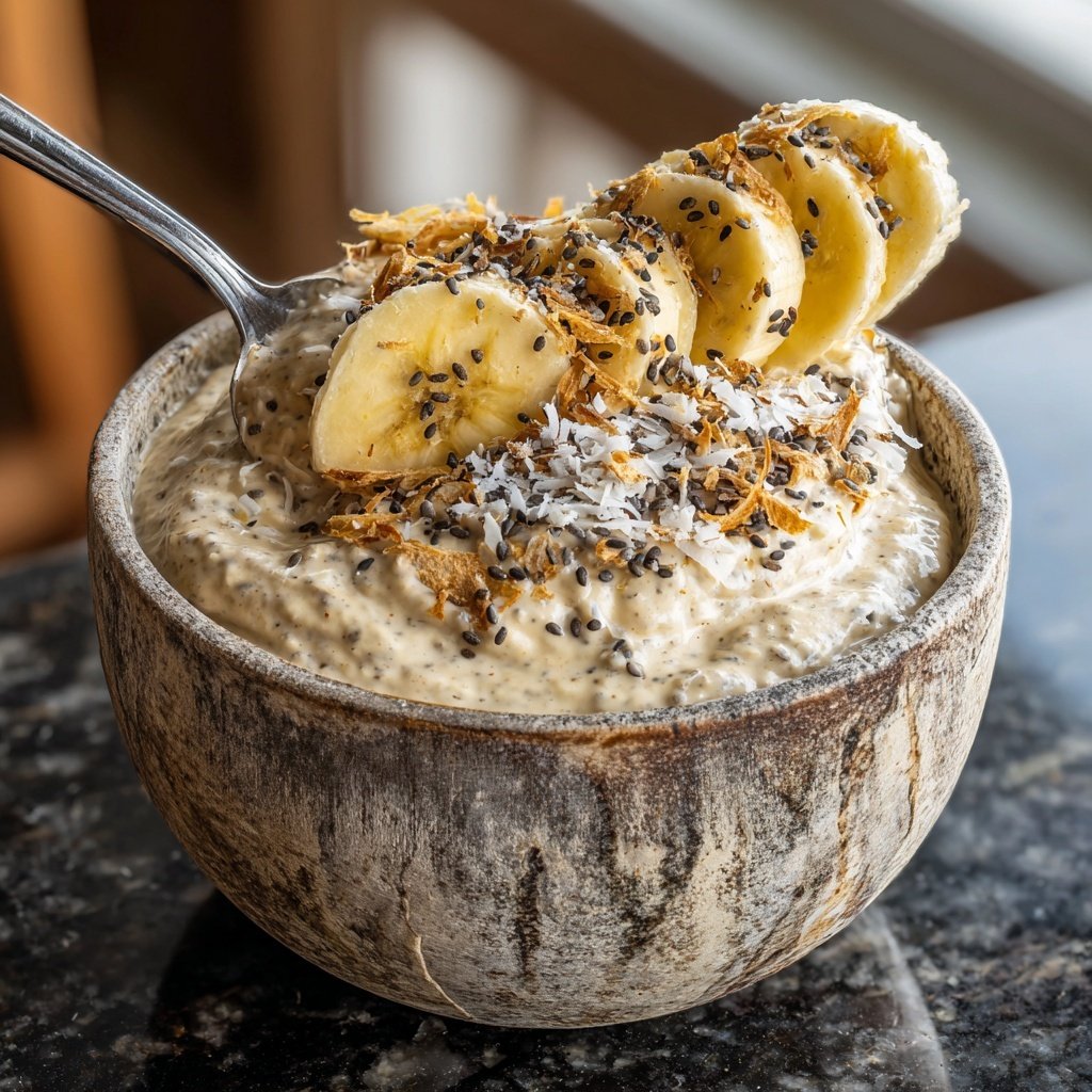 Banana Coconut Chia Pudding