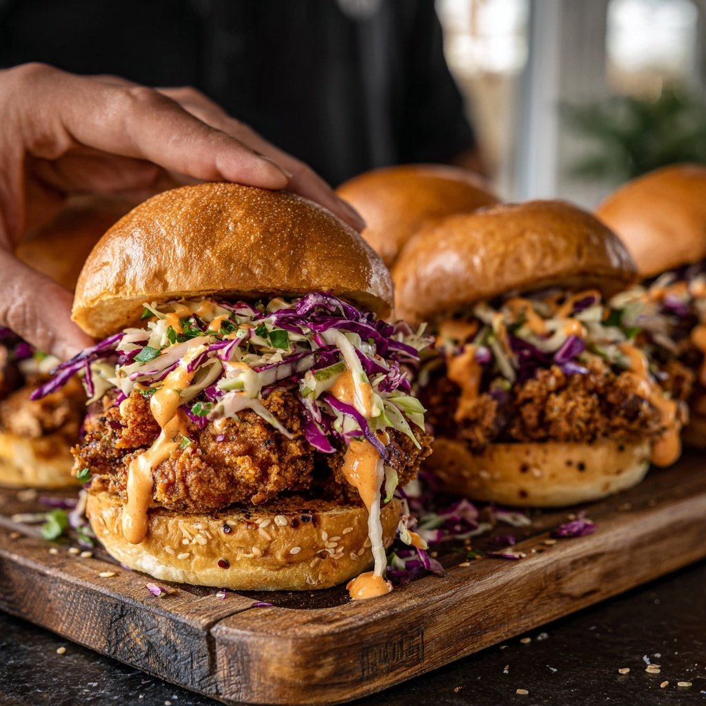 Crunchy Asian Chicken Sliders