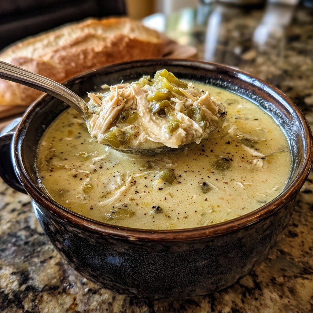 White Chicken Chili Crockpot Green Chilies