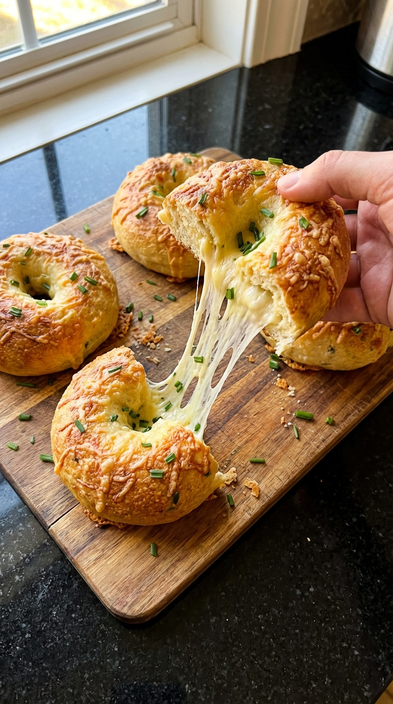 Asiago & Chive High-Protein Bagels