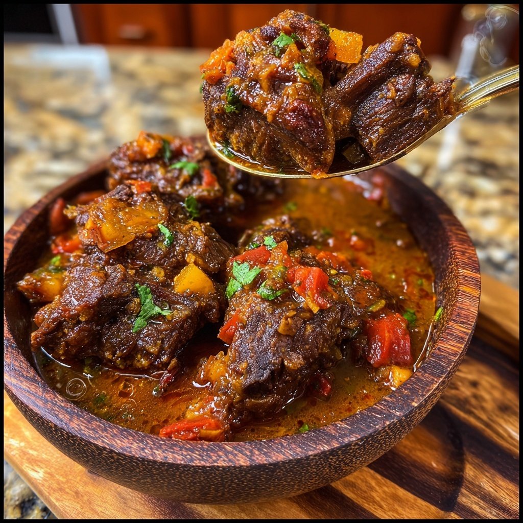 Jamaican Oxtail Stew Recipe