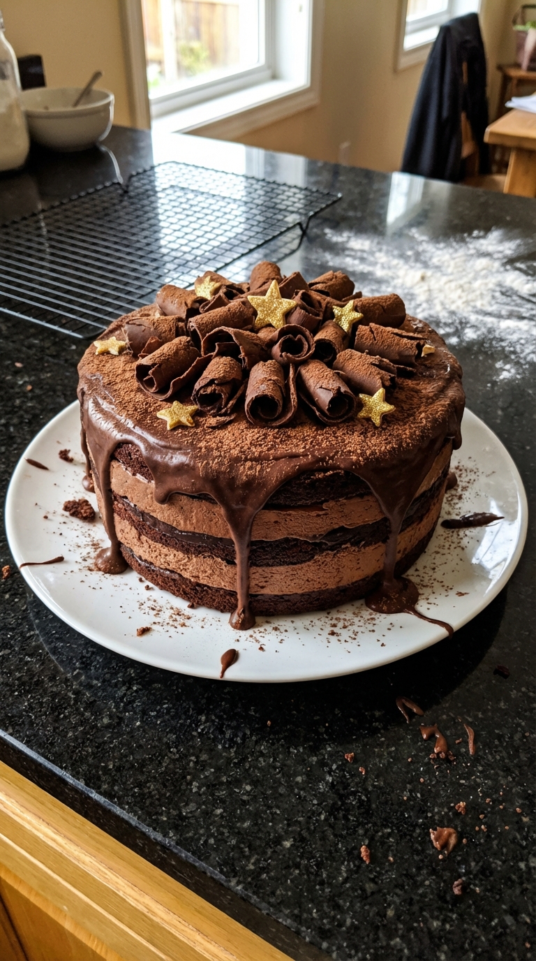 Chocolate Pisces Dream Cake