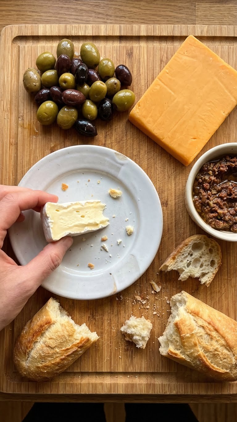 Hearty Olives and Cheese Platter