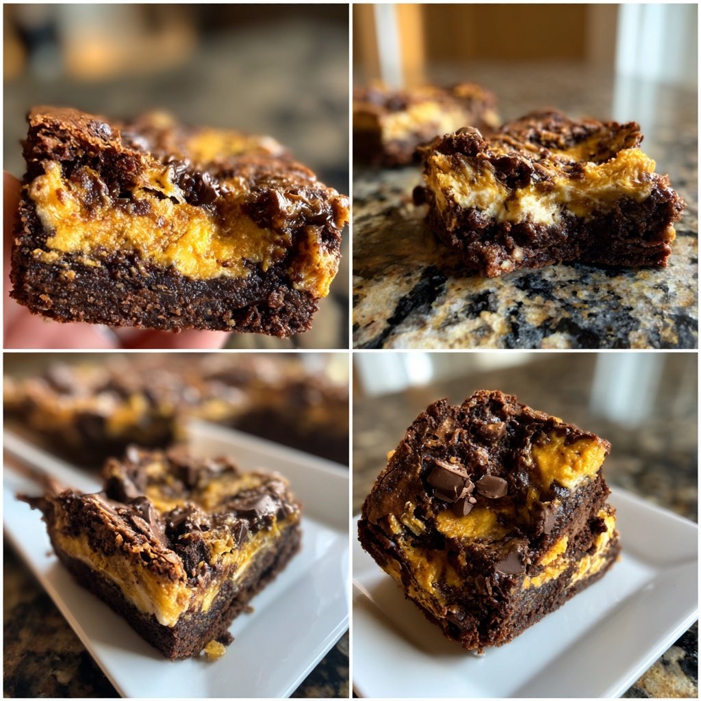 Cottage Cheese Pumpkin Brownies