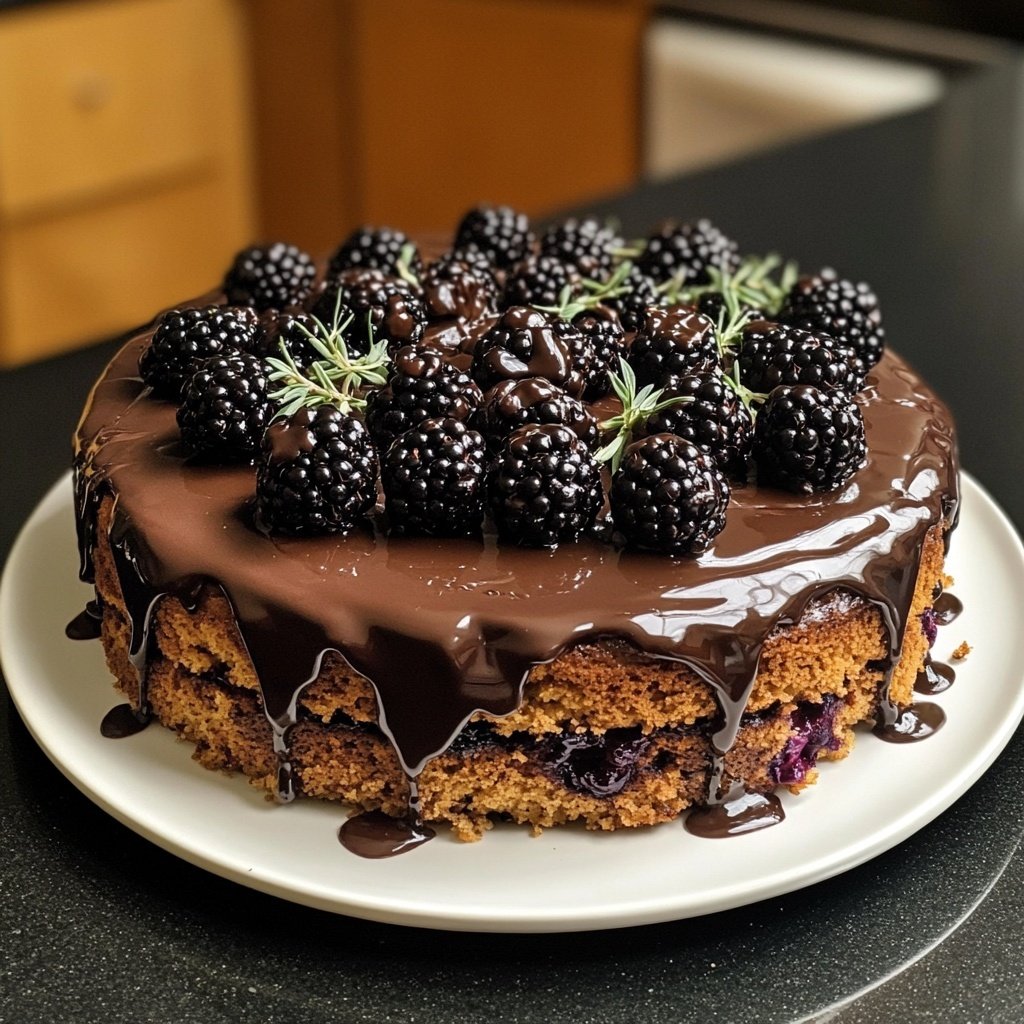 Capricorn Blackberry Thyme Cake