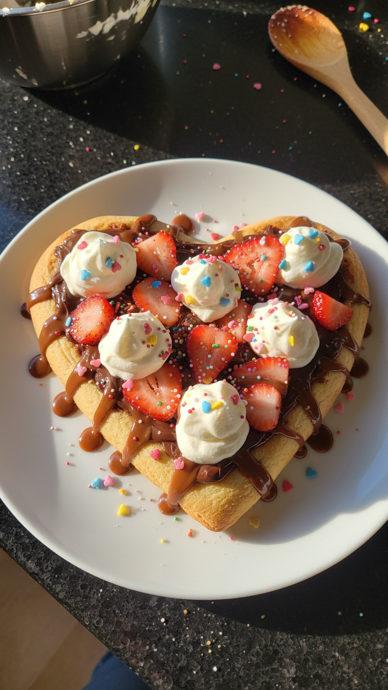 Valentine's Day Dessert Pizza