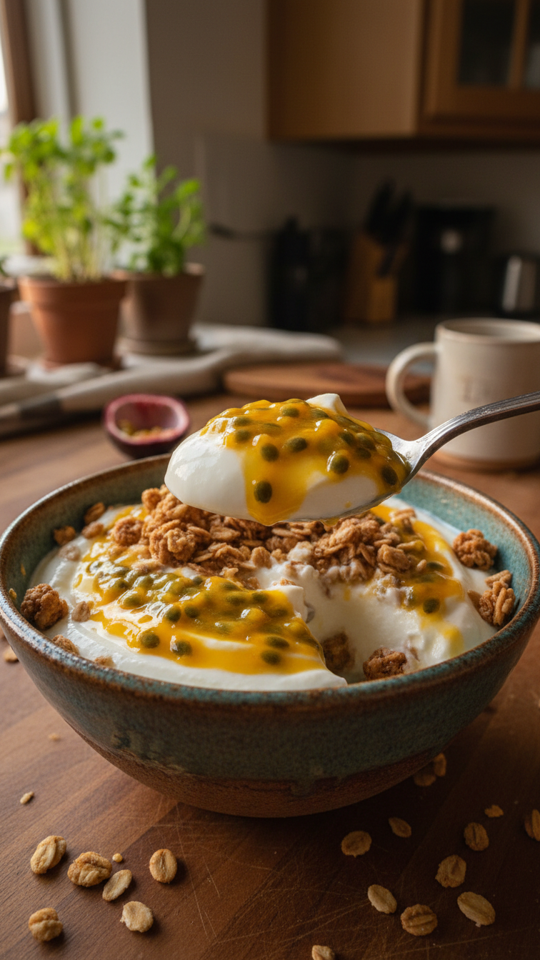 Passion Fruit Breakfast Parfait