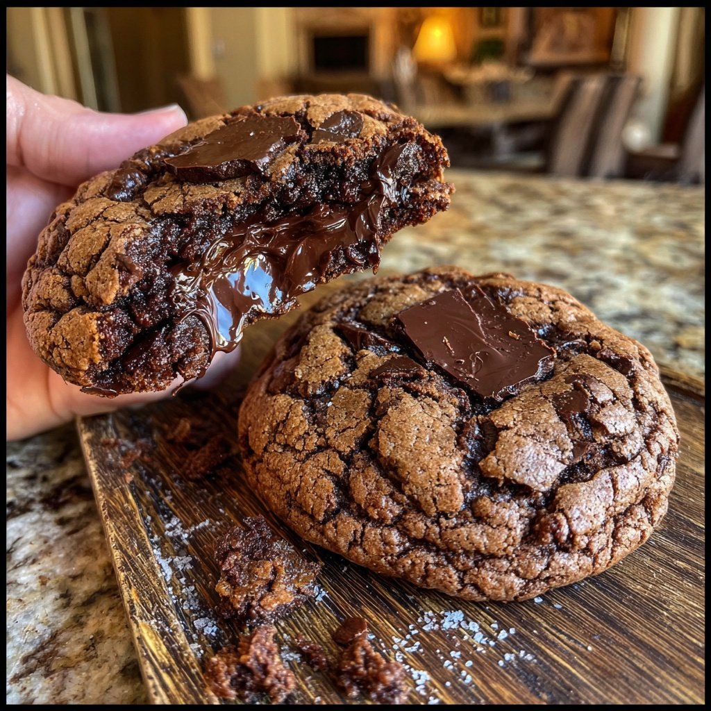 Double Chocolate Chip Cookies
