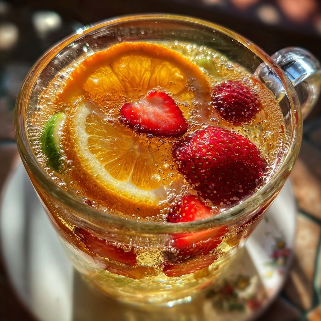 Festive Prosecco Punch Cocktail Recipe