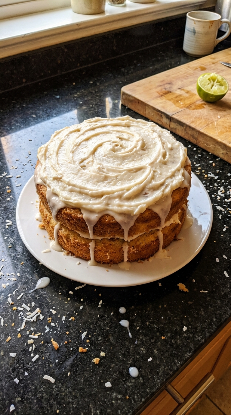 Coconut Lemongrass Cake