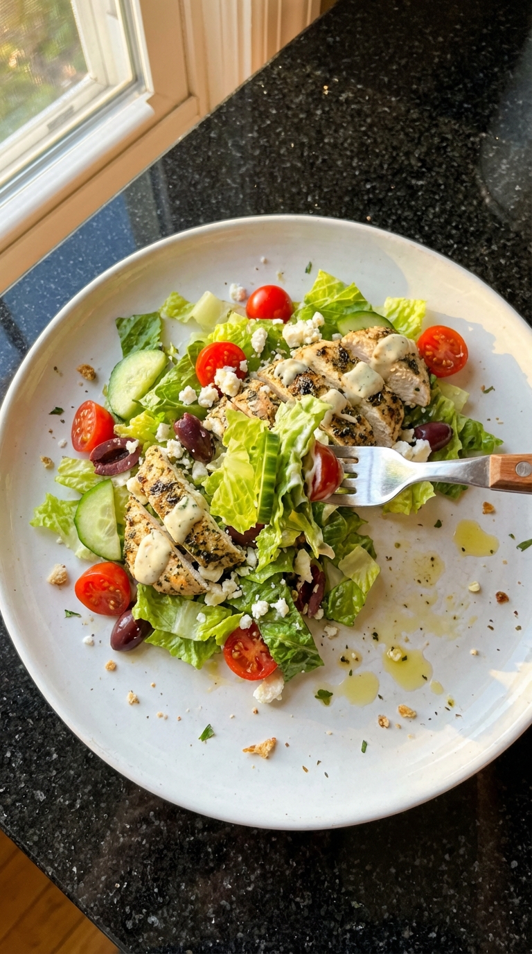 Mediterranean Chicken Salad with Aioli