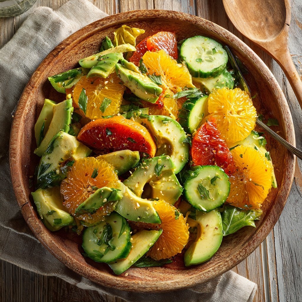Citrus Avocado Mixed Salad