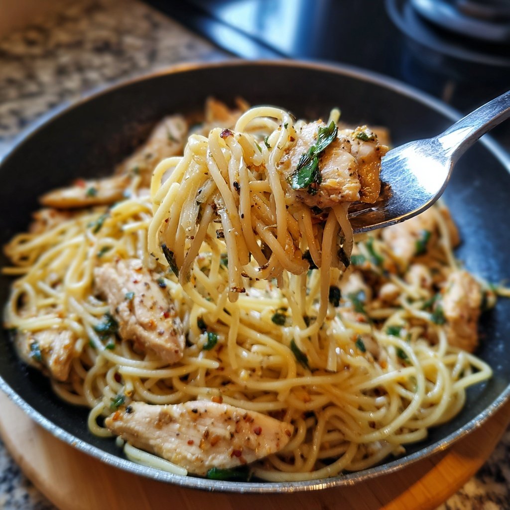 Lemon Pepper Chicken Noodles