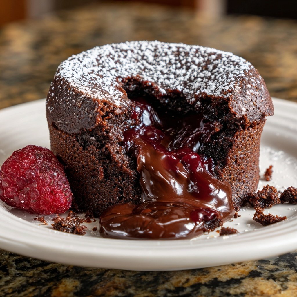 Valentine's Chocolate Lava Cake