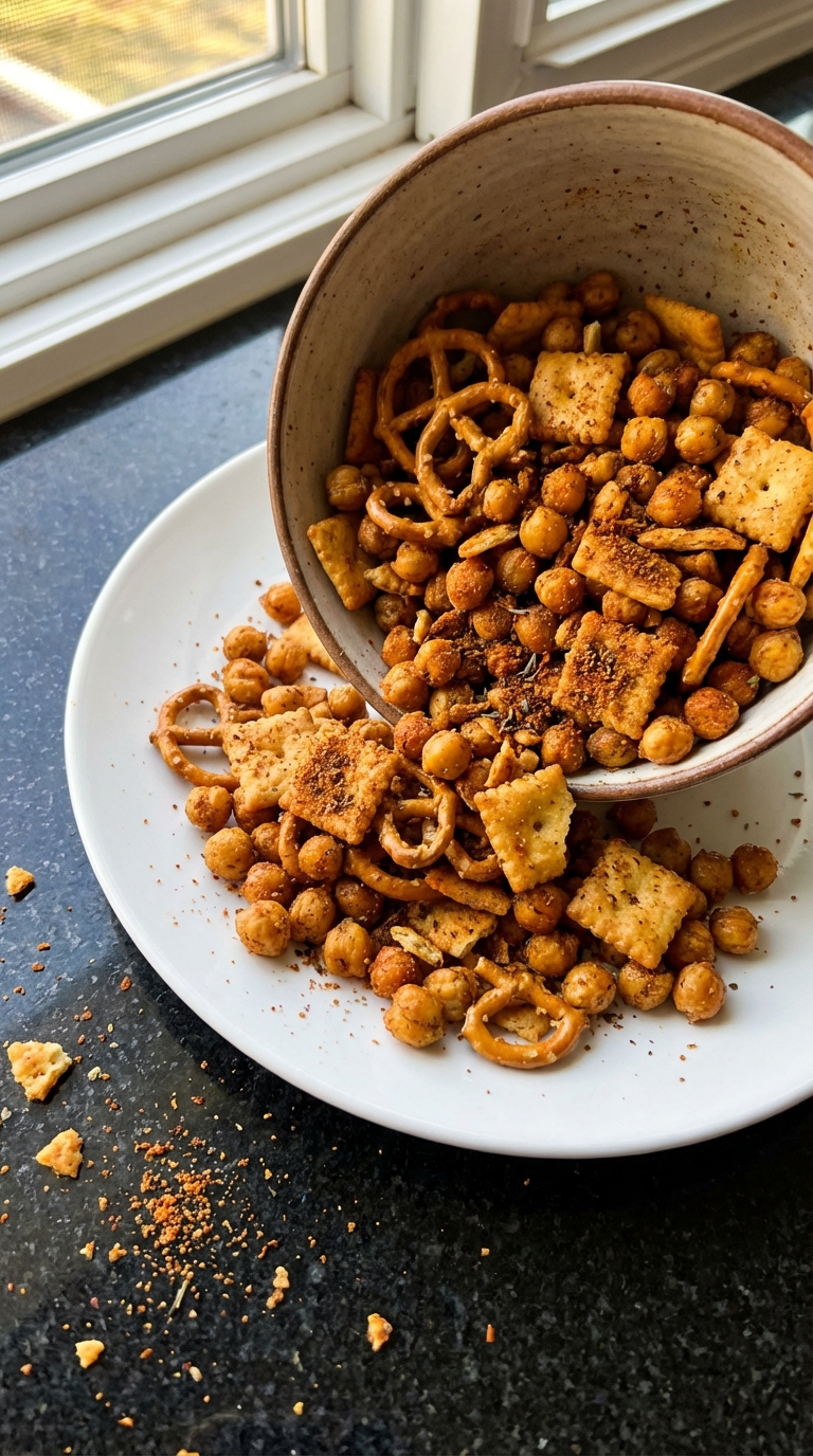 Crunchy Chickpea Snack Mix
