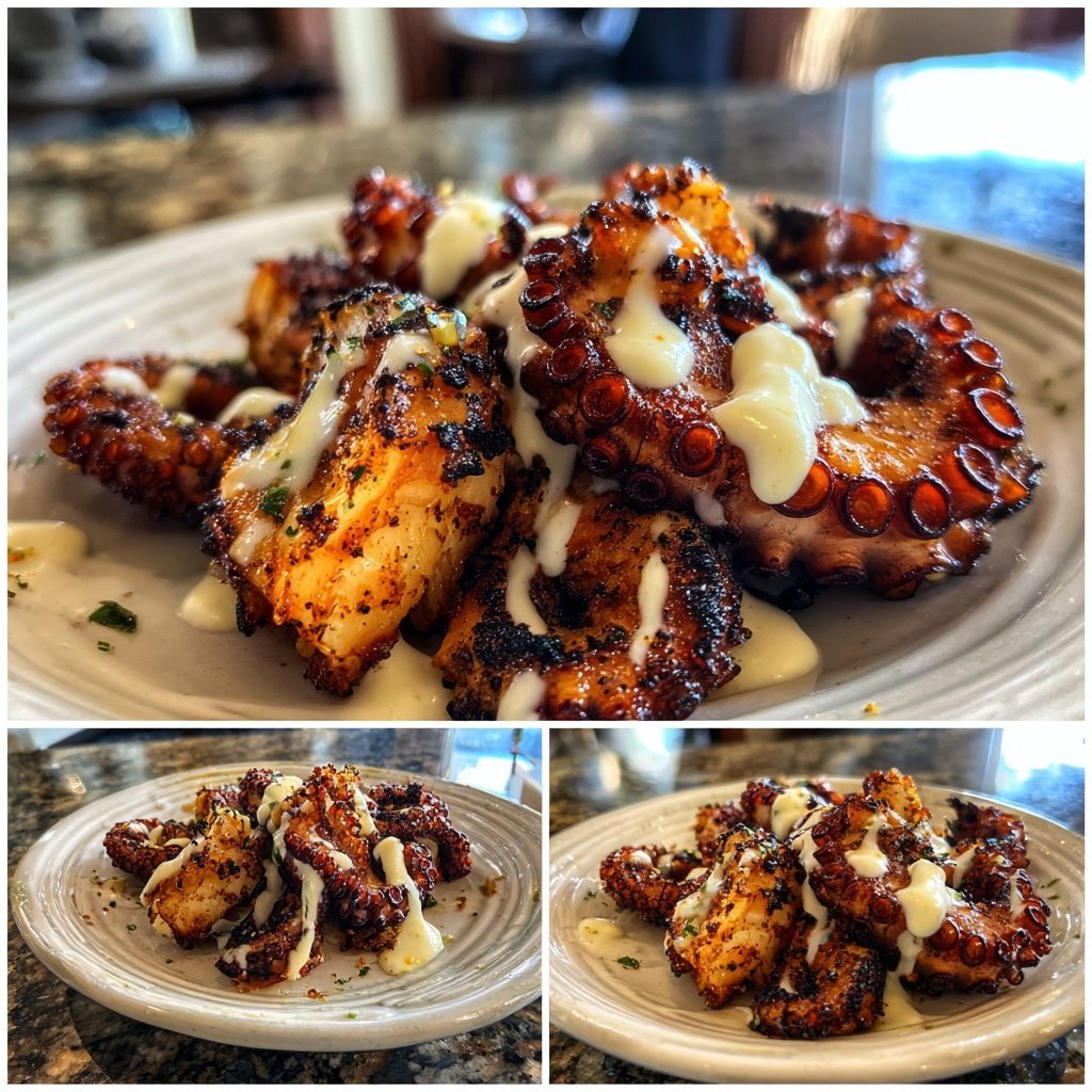 Grilled Octopus with Lemon Aioli