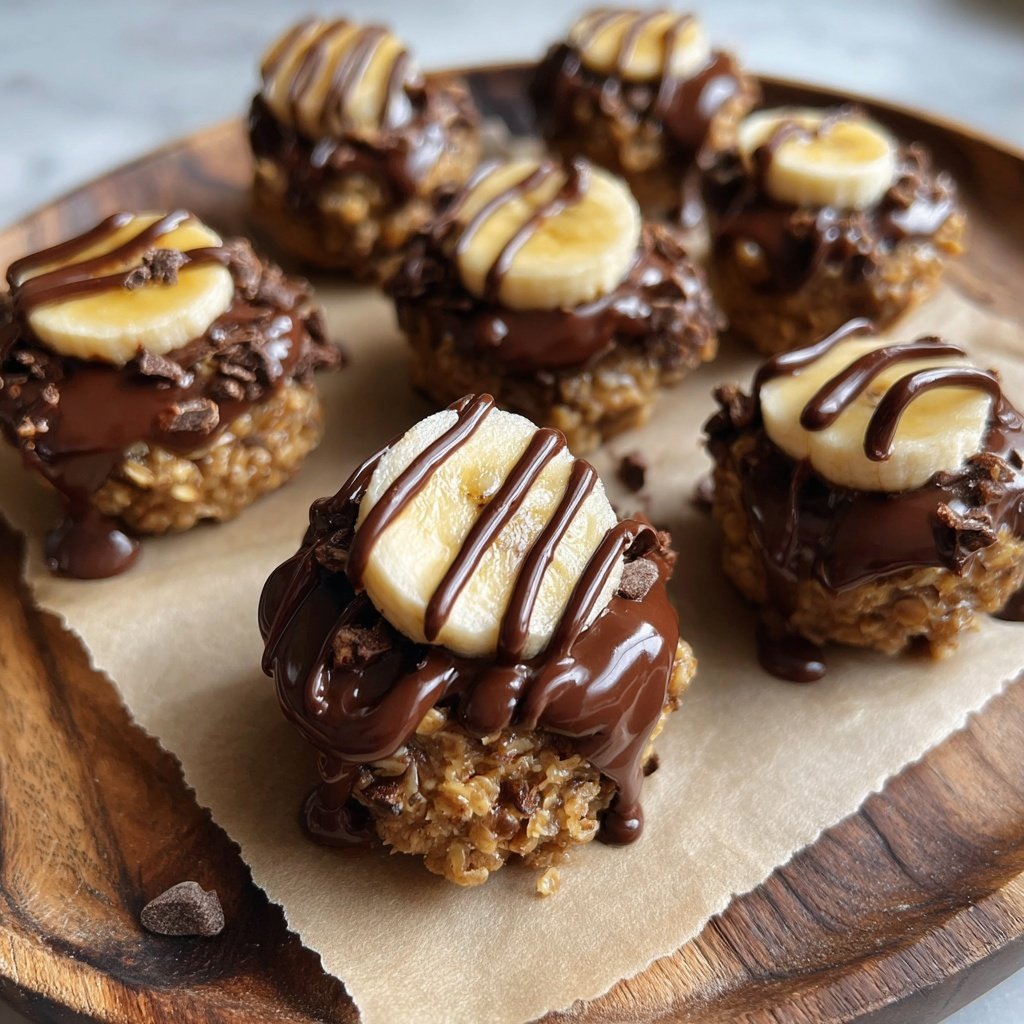 Peanut Butter Chocolate Banana Bites