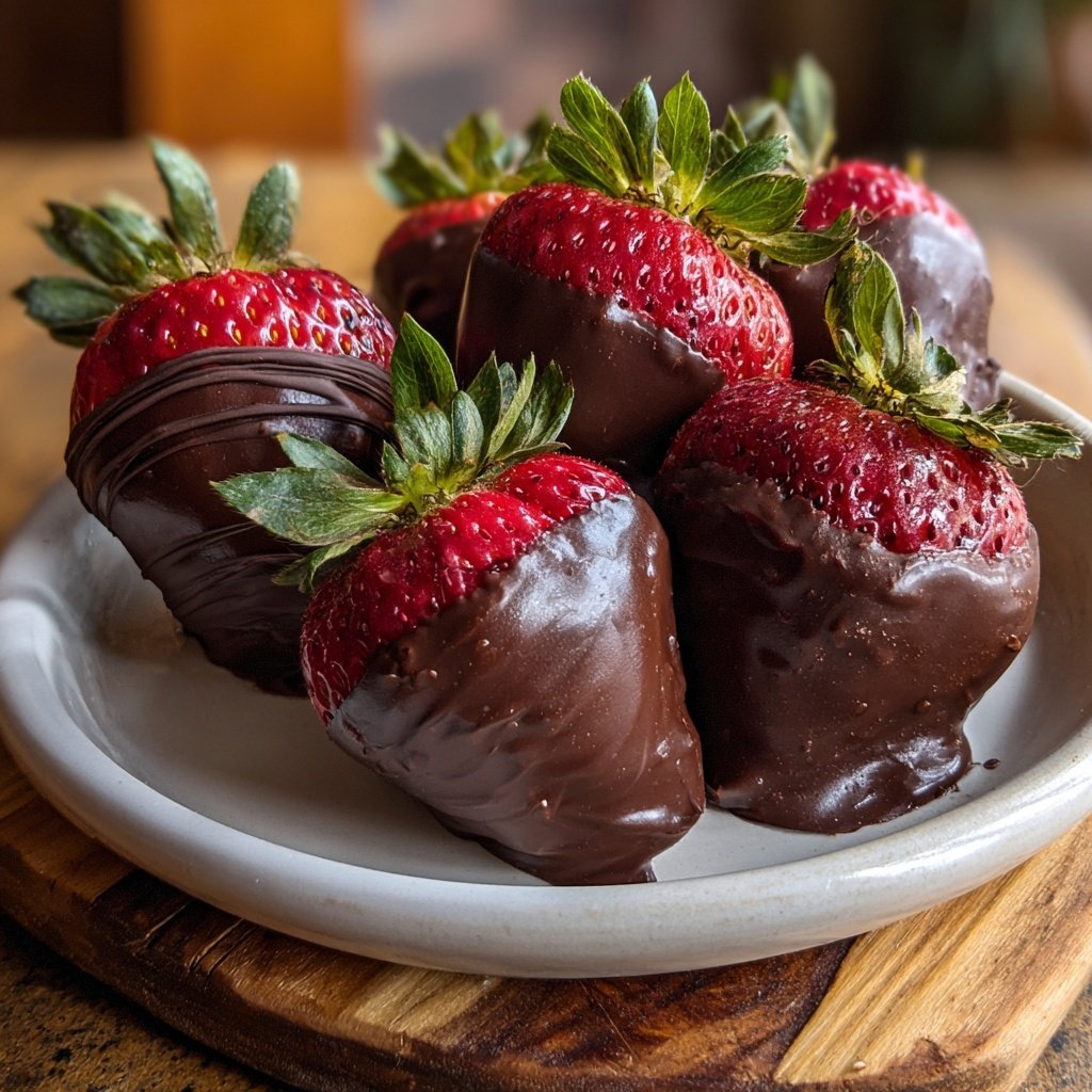 Vegan Chocolate-Covered Strawberries