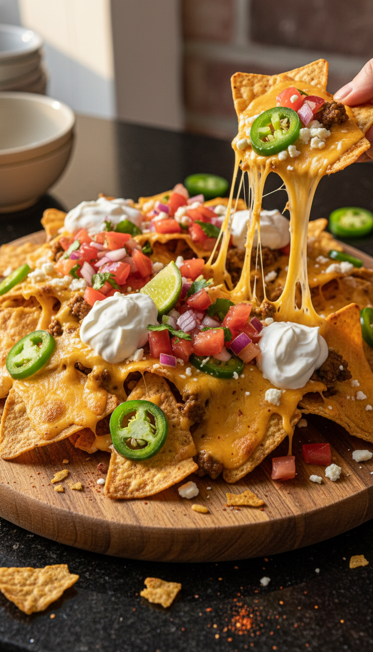 Fiery Tex-Mex Loaded Nachos