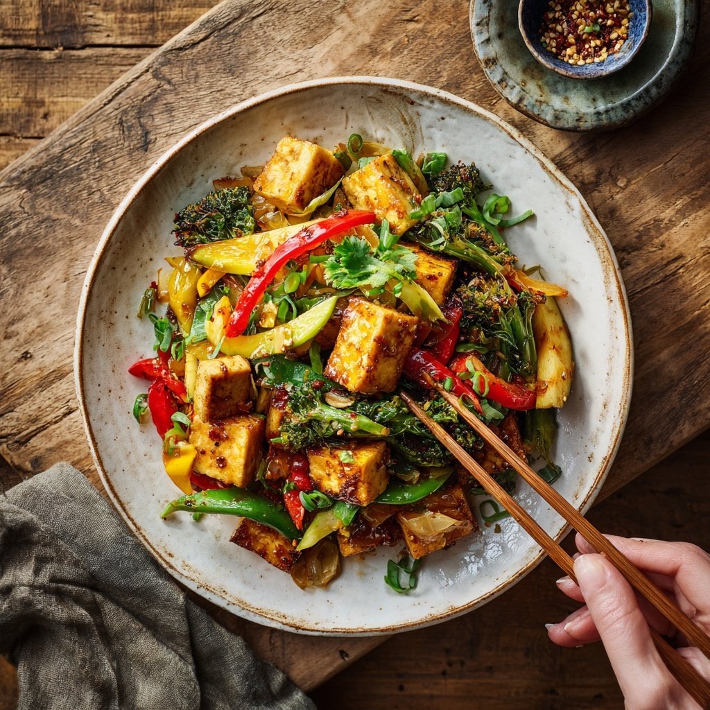 Crispy Tofu Stir-Fry