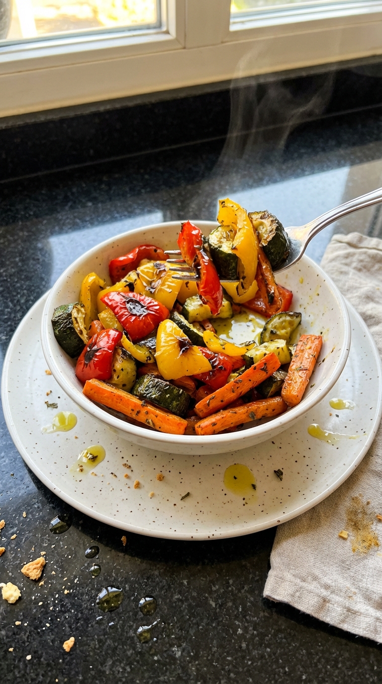 Simple Roasted Vegetable Bowl