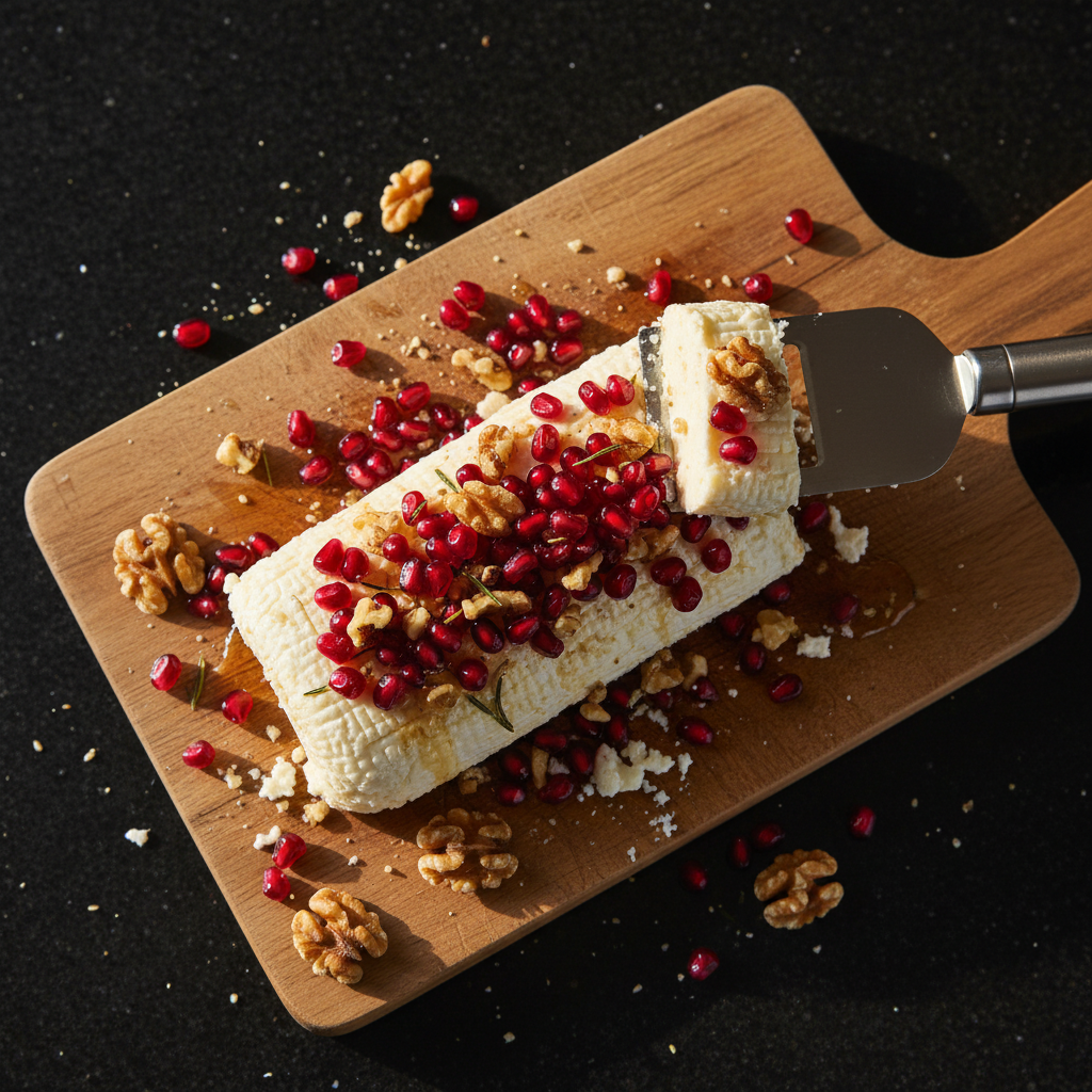 Elegant Pomegranate Cheese Board