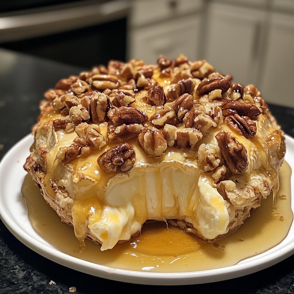 Baked Brie Honey Walnut