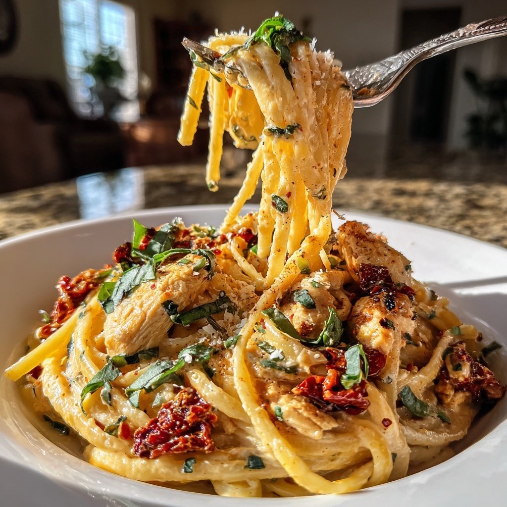 Sun Dried Tomato Chicken Pasta