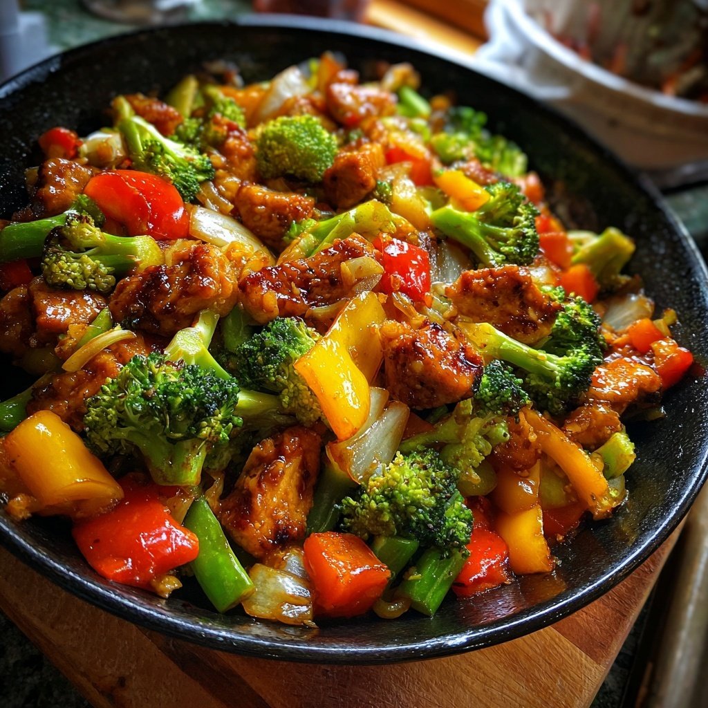 High Protein Chicken Stir-Fry