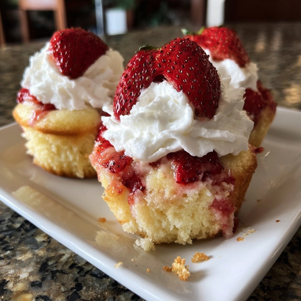 Strawberry Shortcake Cupcakes