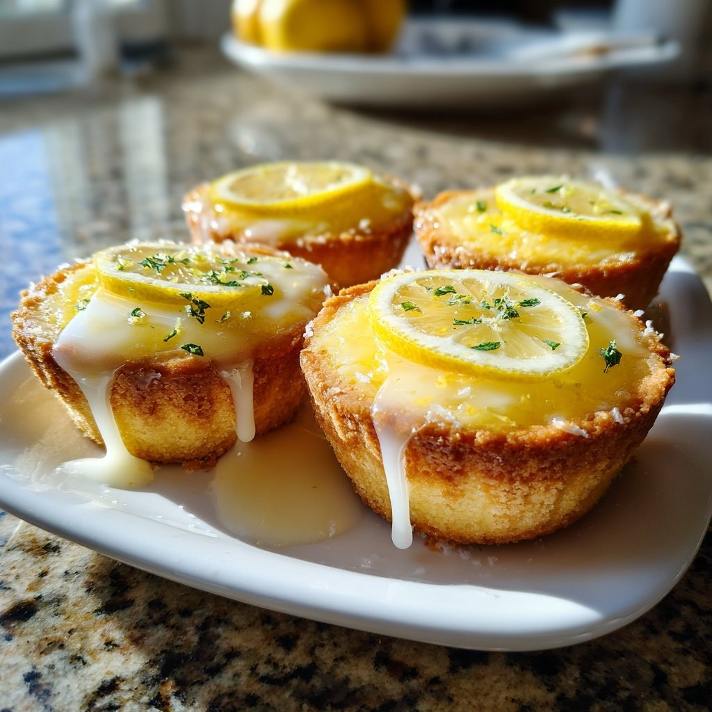 Elderflower Lemon Tartlets