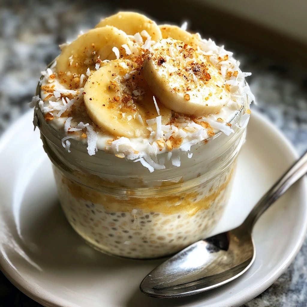 Banana Coconut Chia Pudding