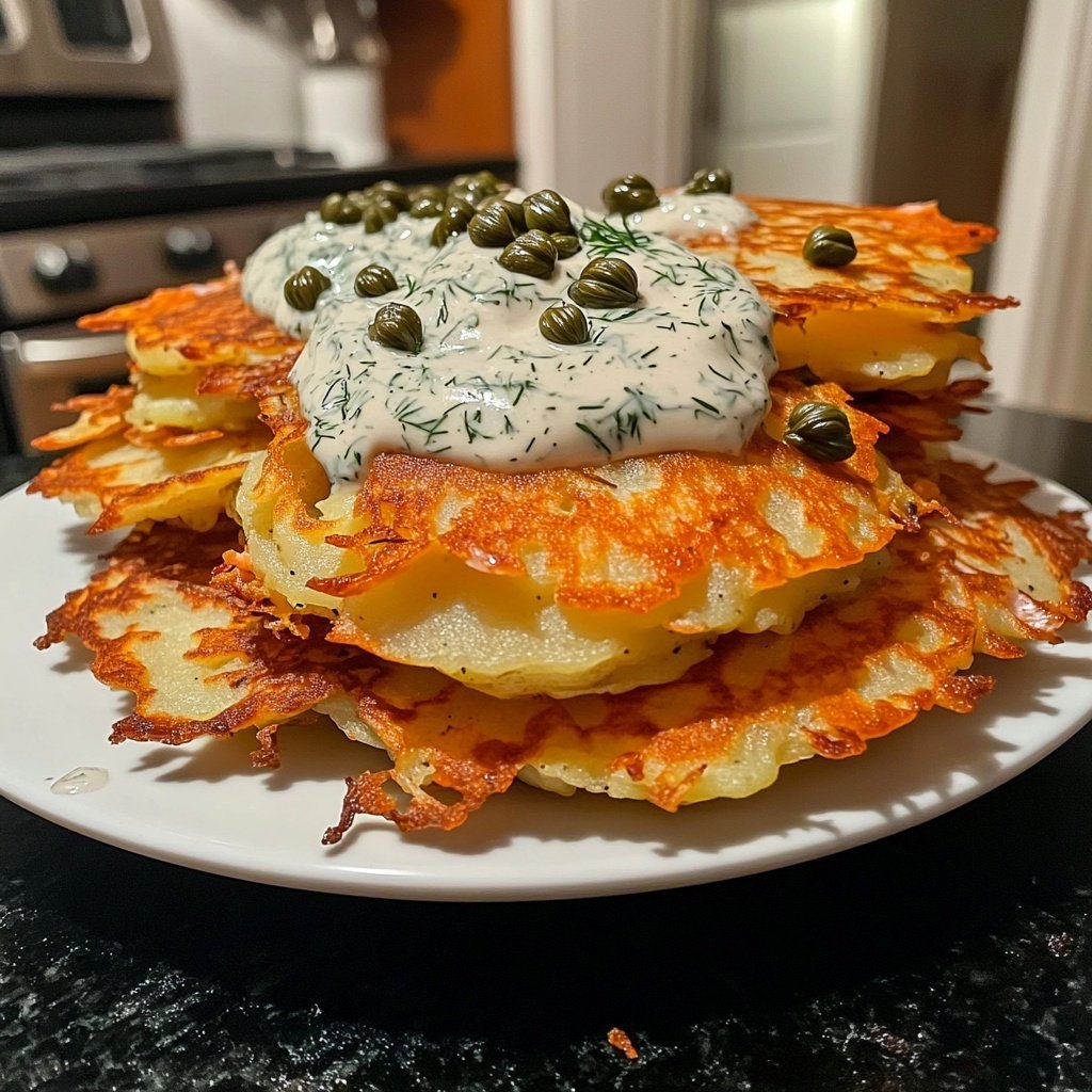 Smoked Salmon Potato Pancakes