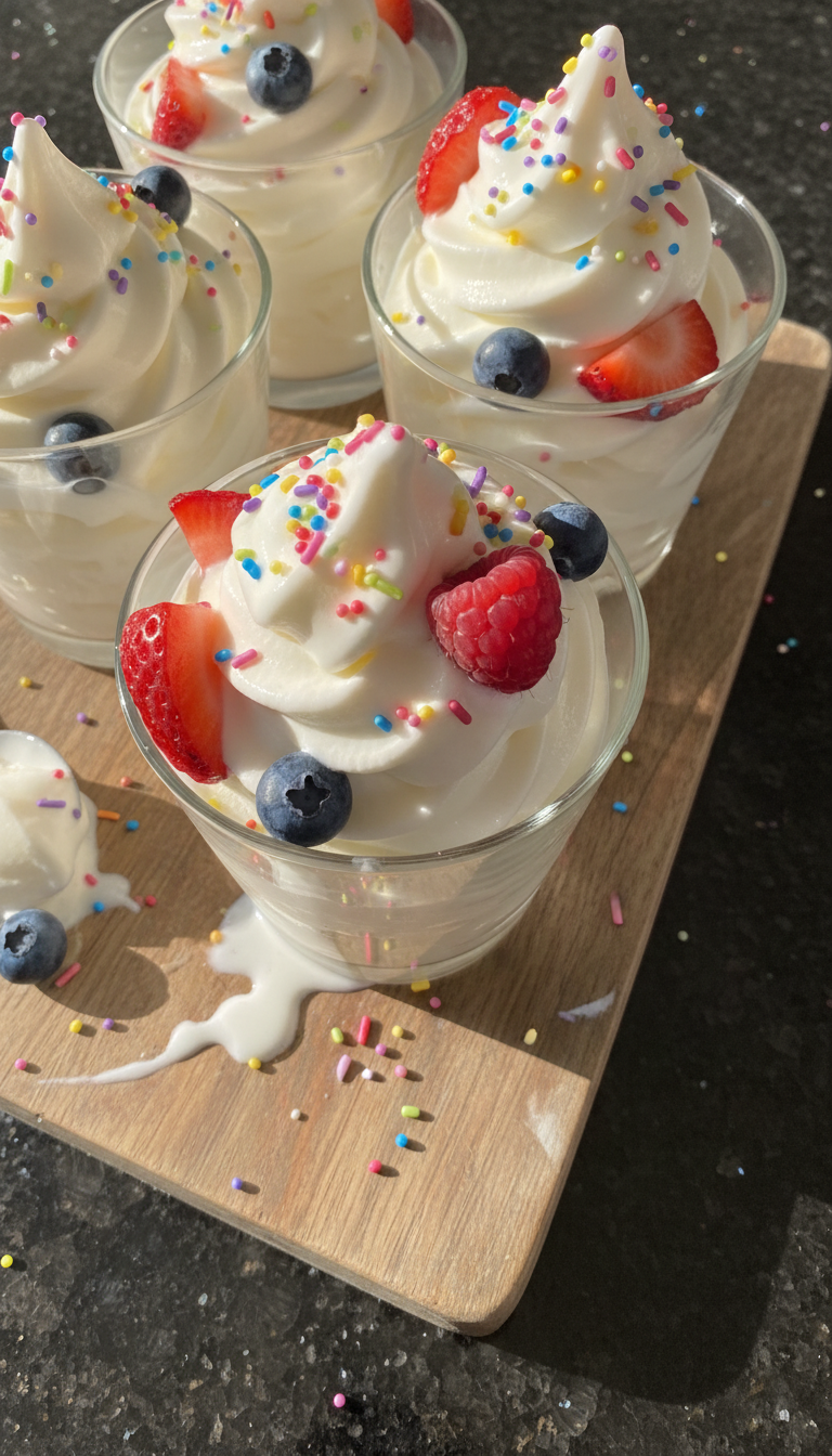 Frozen Yogurt Ice Cream Cups