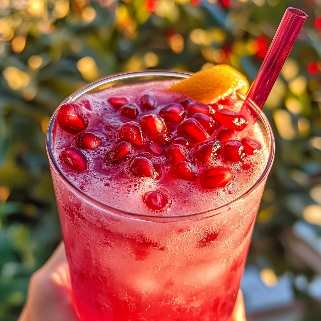 Pomegranate Vodka Sour