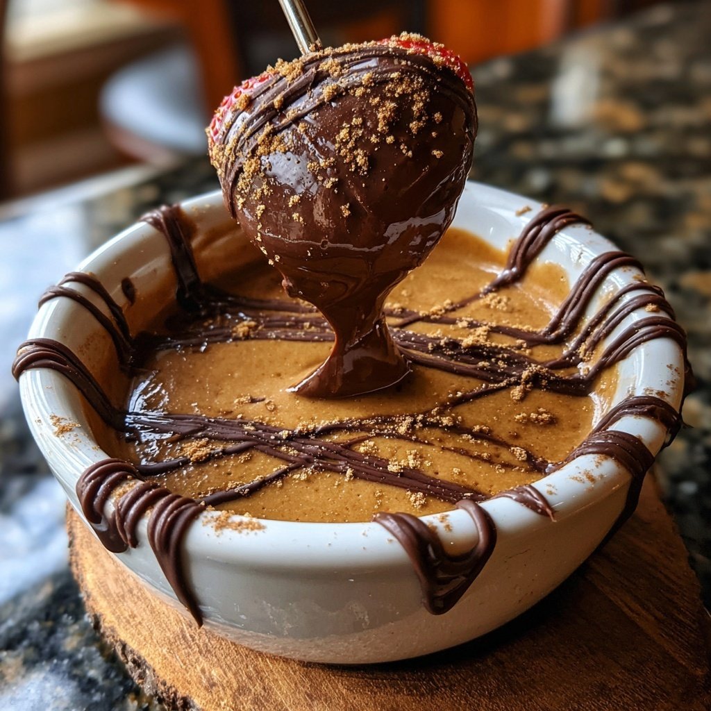 Cinnamon Chocolate Fondue Dip