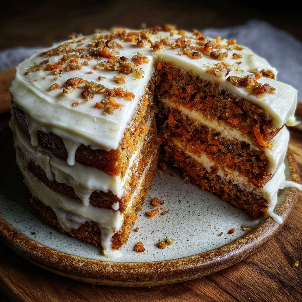 Carrot Layer Cake Elegance