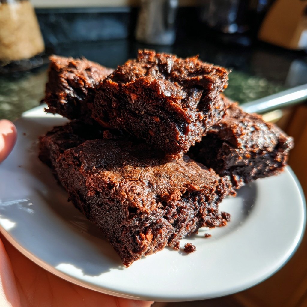 Sourdough Discard Brownies with Orange Zest