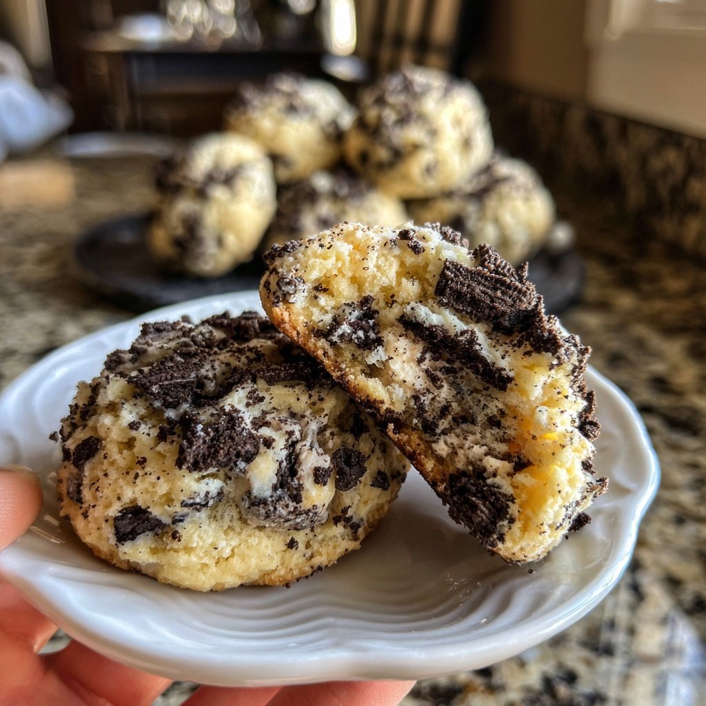 Oreo Cheesecake Cookies