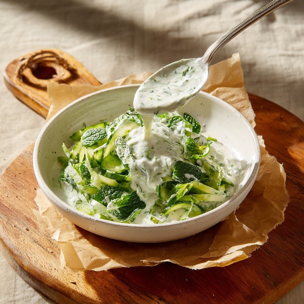 Cucumber Mint Yogurt Dressing