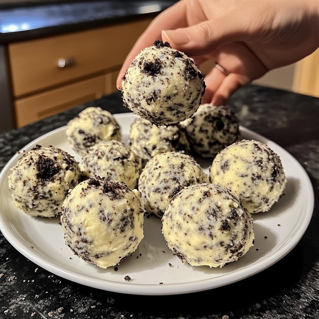 Cream Cheese Oreo Protein Balls