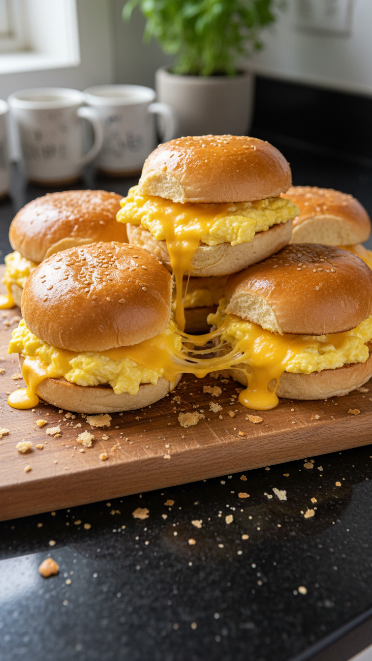 Egg and Cheese Sliders