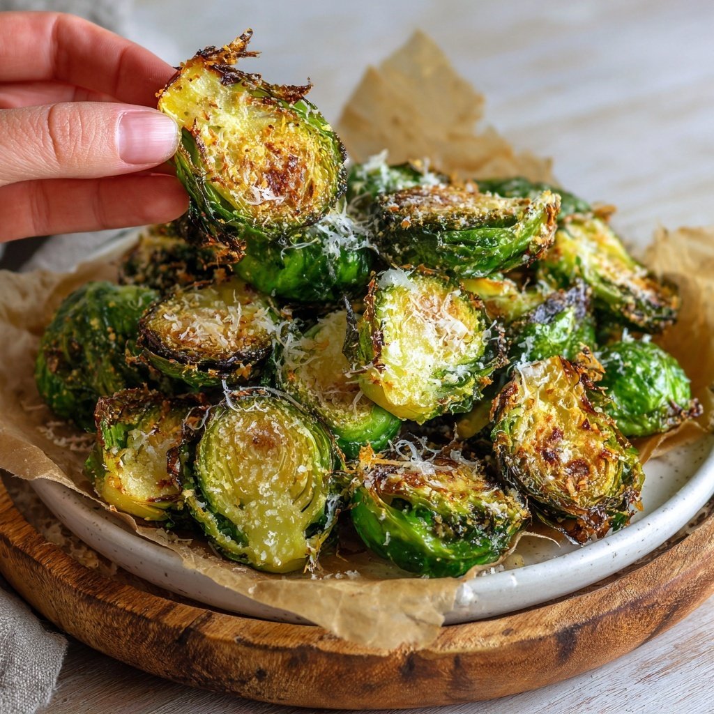 Garlic Parmesan Brussels Sprouts