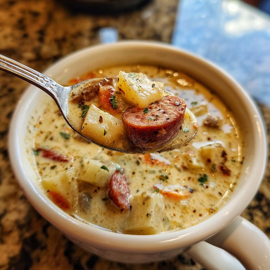 Kielbasa Potato Soup