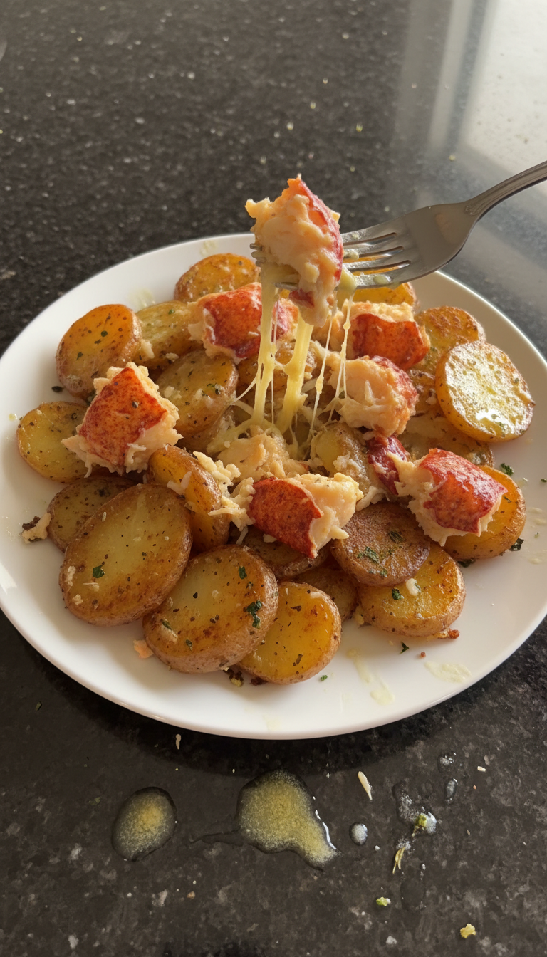 Garlic Butter Lobster Potatoes